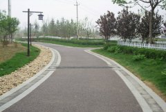 公園主干道-彩色透水地坪
