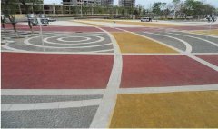 公園廣場(chǎng)-壓模地坪