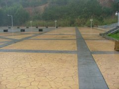 公園廣場(chǎng)-壓模混凝土地坪